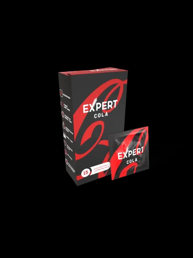 Презервативы EXPERT COLA № 12 (с ароматом колы), 12 штук — фото 2