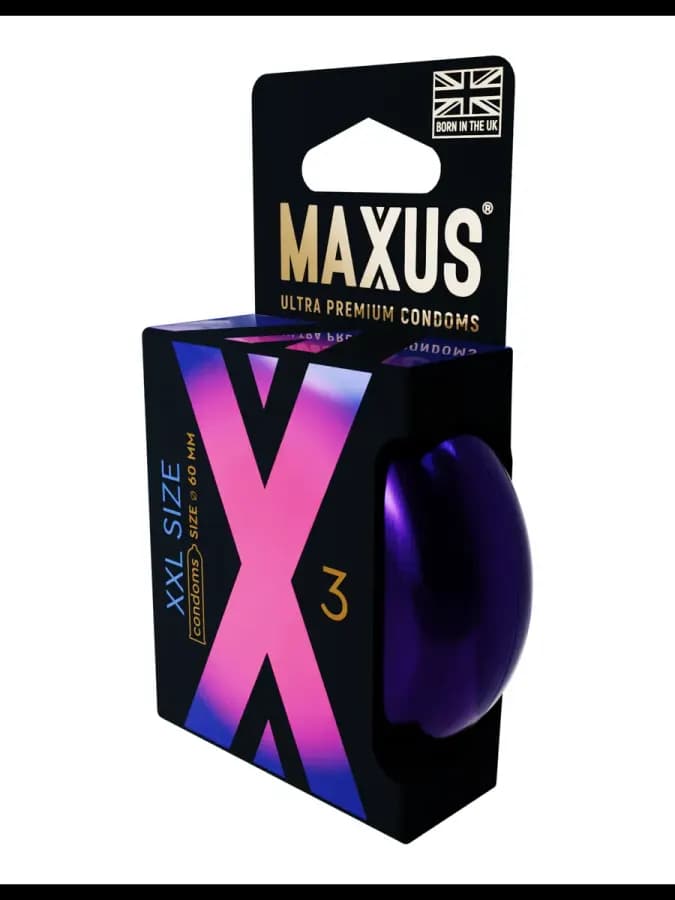 Презервативы MAXUS X-Edition XXL, гладкие, увеличенного размера, 3 шт — фото 6
