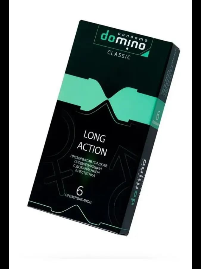 Презервативы DOMINO CLASSIC Long action с анестетиком 6 шт — фото 3