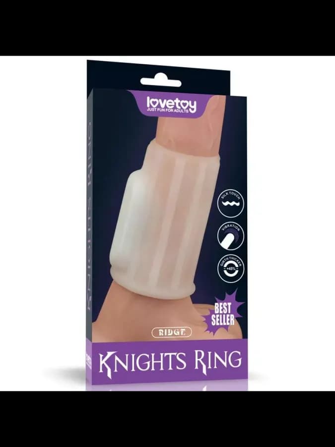 Насадка на пенис с вибрацией Ridge Knights Ring (10*3,7)