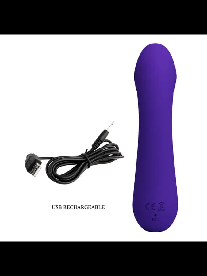 Вибратор Cetus Super Soft (15 см) фиолетовый — фото 2