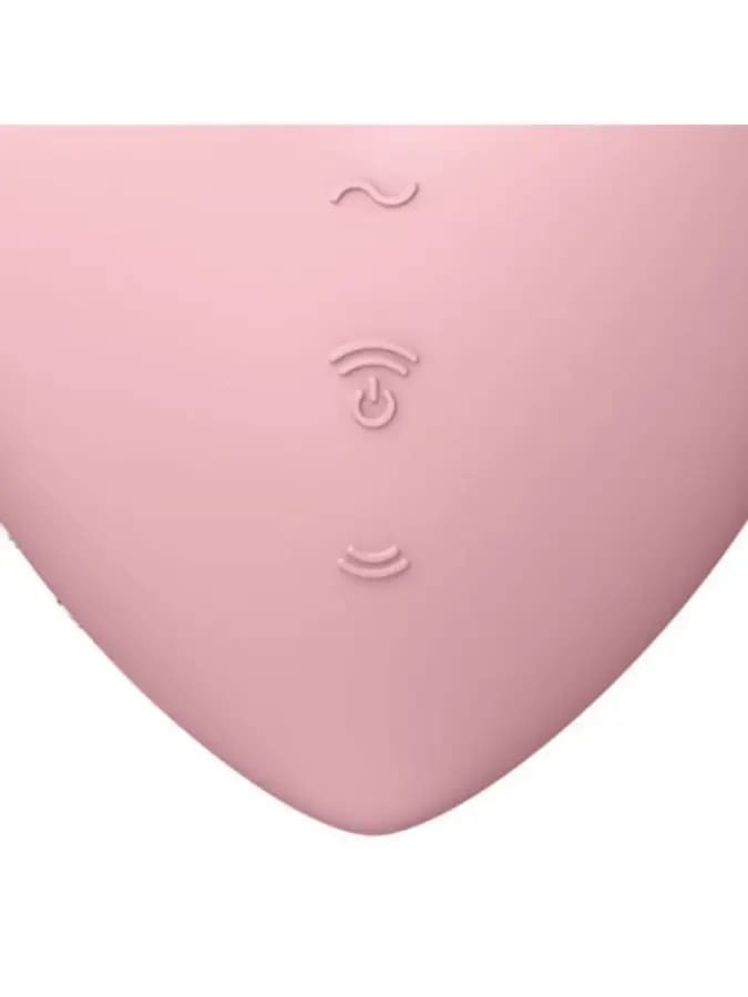 Вакуумный стимулятор Cutie Heart light Satisfyer розовый — фото 4