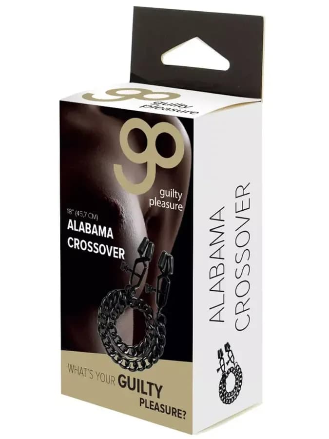 Зажимы с цепочкой для сосков "GP ALABAMA CROSSOVER" 34см