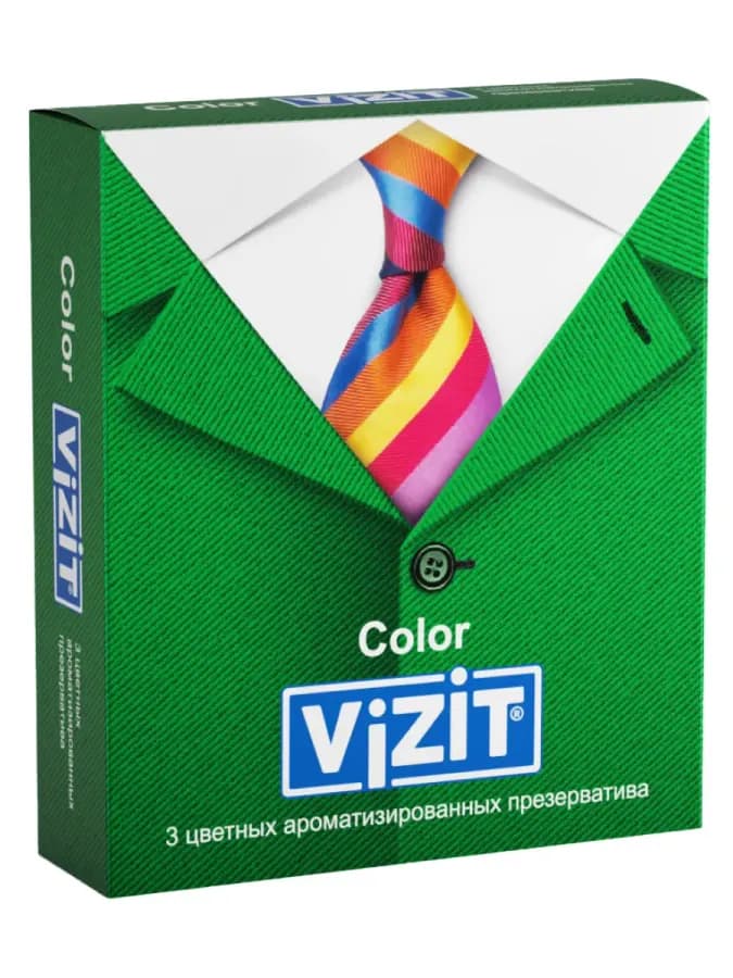 Презервативы Color 3 цветные — фото 3