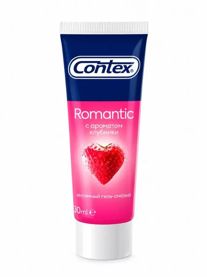 Интимный гель-смазка Contex Romantic клубника 30 мл — фото 2