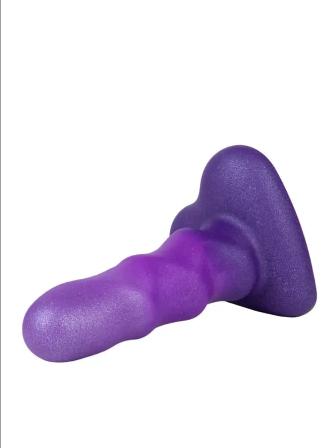 Нереалистичный дилдо Unicorn Purple Mini Light — фото 4