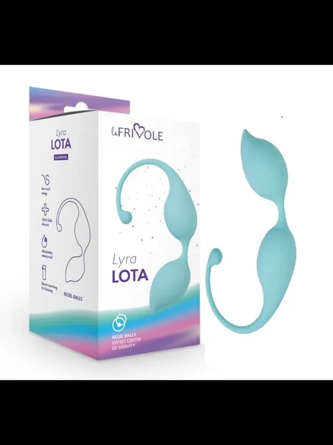 Вагинальные шарики Lota голубой 20,5 см
