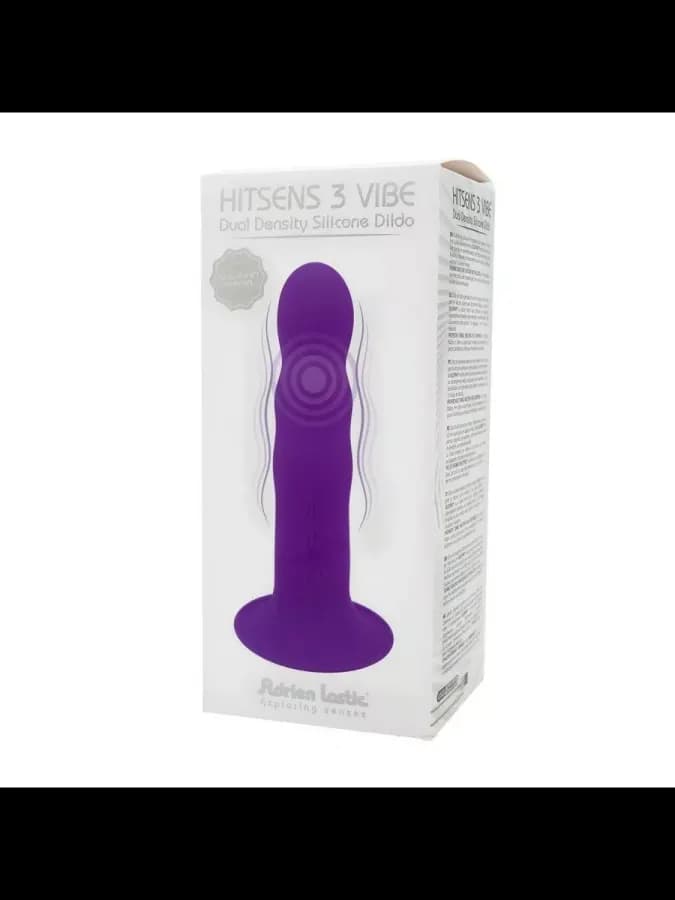 Вибратор Hitsens 3 лиловый от Adrien Lastic (18,2*4 см.) — фото 2