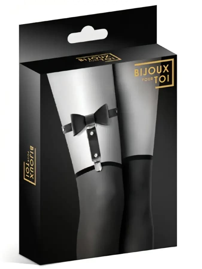 Гартер Bijoux Pour Toi с бантиком черный Concorde