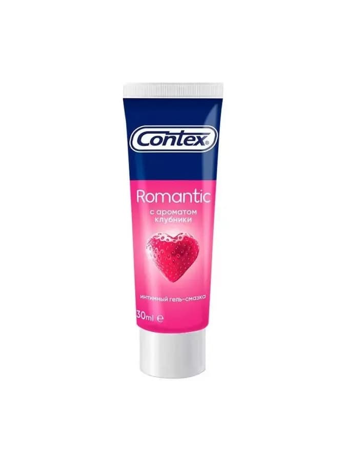 Интимный гель-смазка Romantic с ароматом клубники, 30 мл