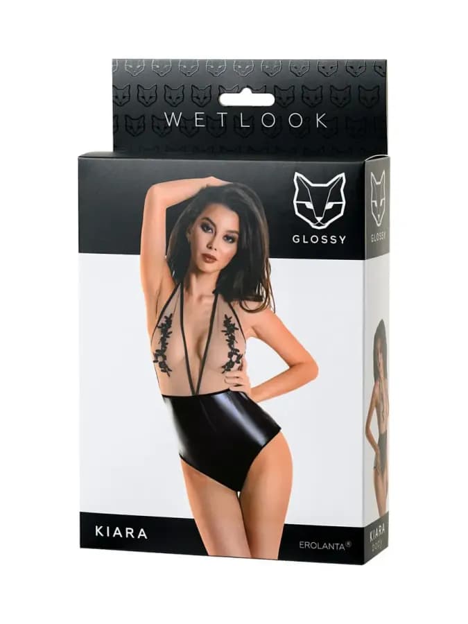 Боди Glossy Kiara из материала Wetlook — фото 5
