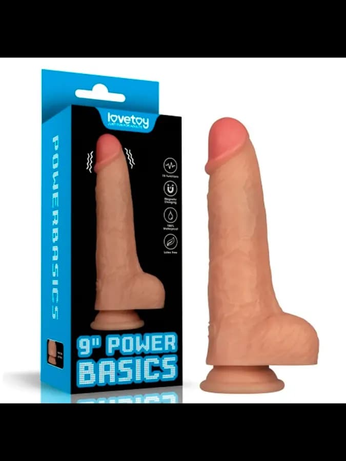 Вибратор реалистик Lovetoy Power Basics (17*5 см)