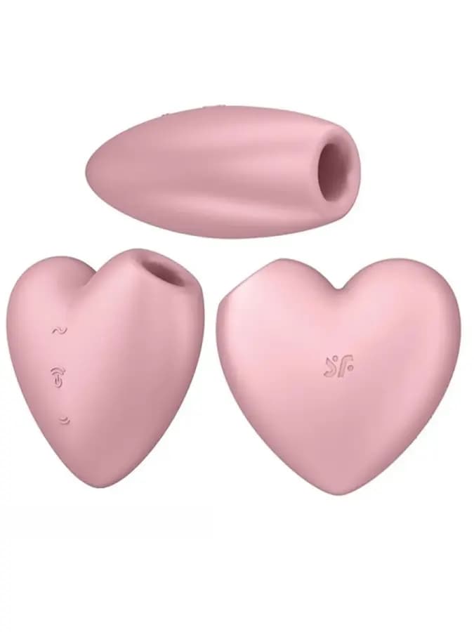 Вакуумный стимулятор Cutie Heart light Satisfyer розовый — фото 5