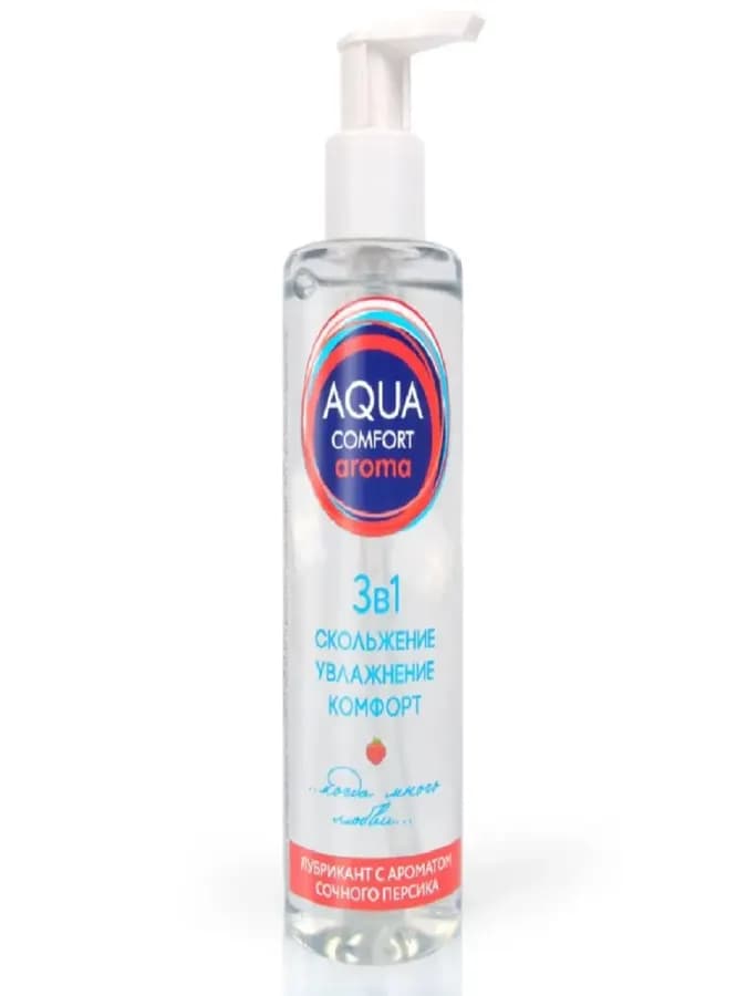Лубрикант Aqua Comfort Aroma персик 195 мл