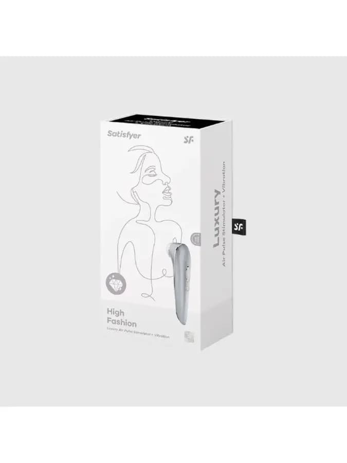 Алюминиевый клиторальный стимулятор Satisfyer High Fashion