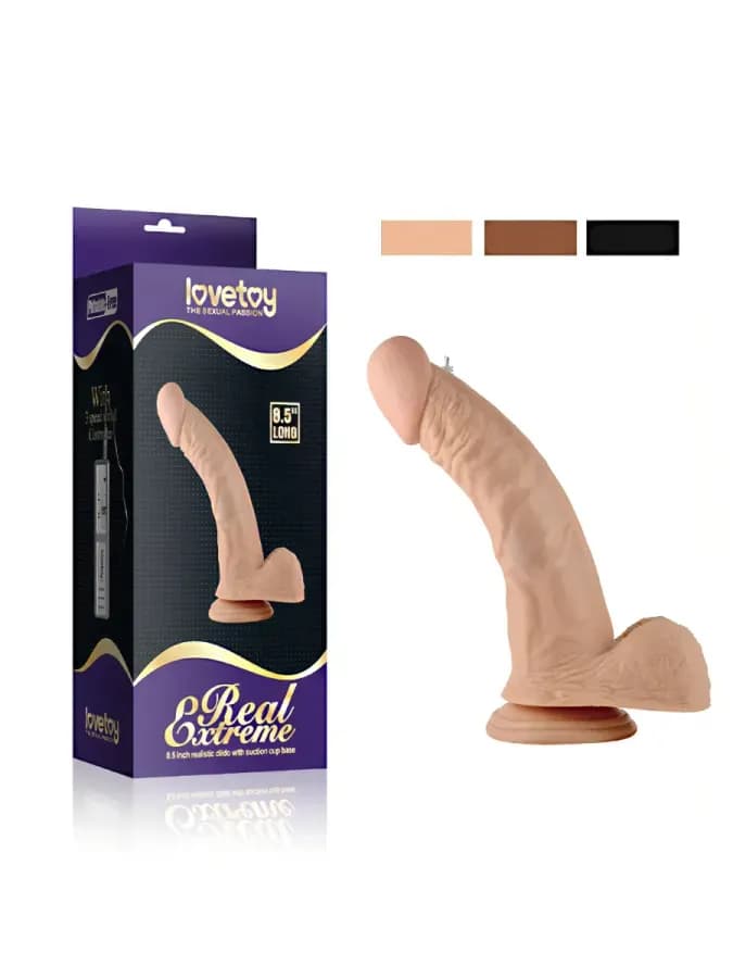 Фаллоимитатор Lovetoy (22×4,5 см) на присоске — фото 1