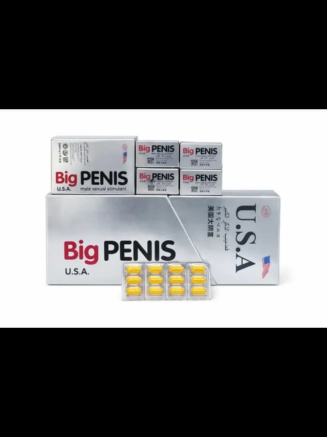 Big Penis — мужской возбуждающий стимулятор, 12 шт