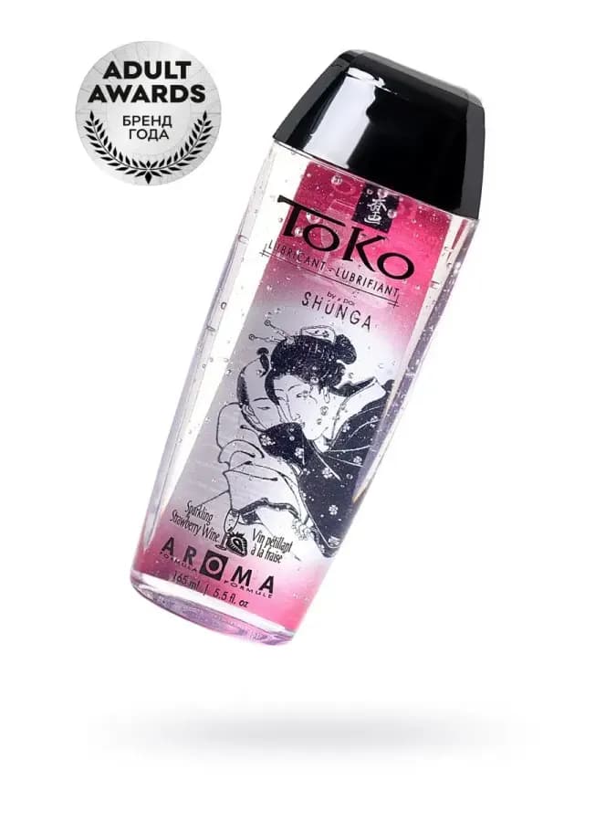 Лубрикант TOKO AROMA "Клубника и шампанское" 165мл