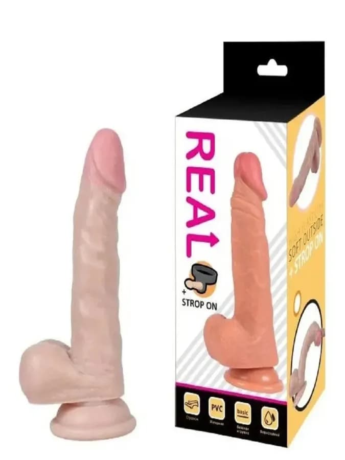 Реалистичный фаллоимитатор Real Basic