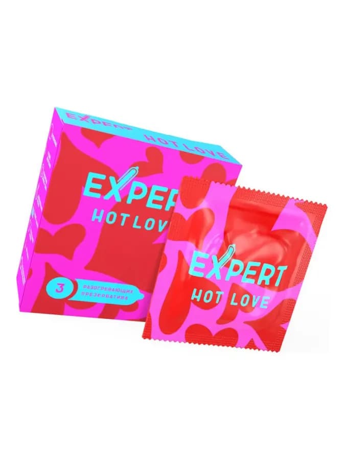 Hot Love, 3 шт — презервативы с разогевающим эффектом — фото 2