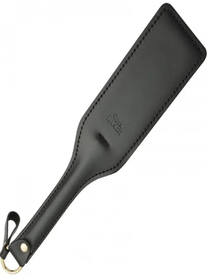 Шлепалка SitaBlack черная кожа 30 см