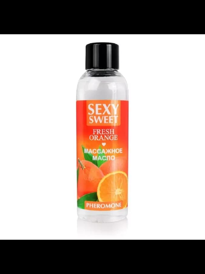 Массажное масло FRESH ORANGE с феромонами, 75 мл