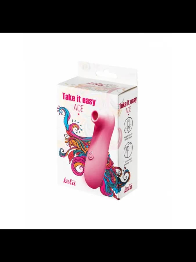 Вакуумный стимулятор клитора Take it easy Ace Pink — фото 5
