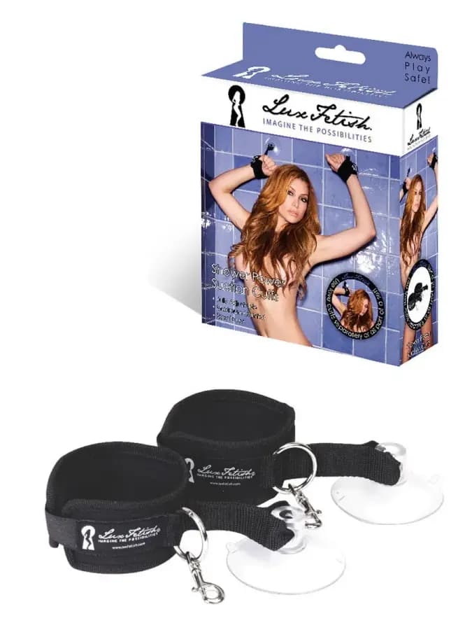 БДСМ фиксаторы на руки с присосками SEXY SUCTION