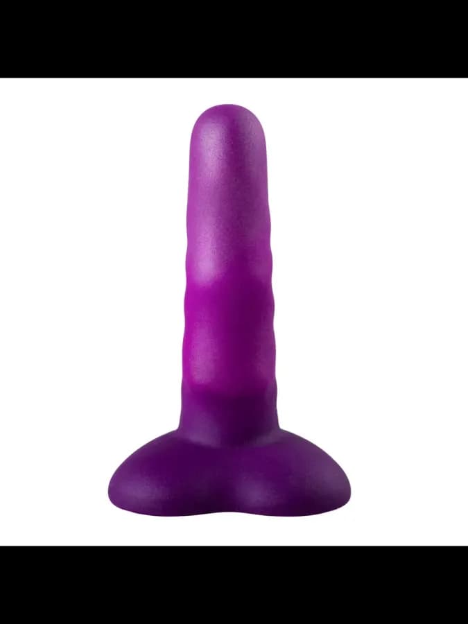 Нереалистичный дилдо Unicorn Purple Mini Light — фото 3