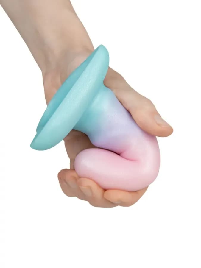 Нереалистичный дилдо Unicorn Mini Light (12,5*3,5 см) — фото 1