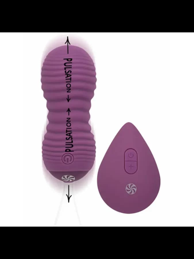 Пульсирующие виброшарики на пульте Take it Easy Era Purple