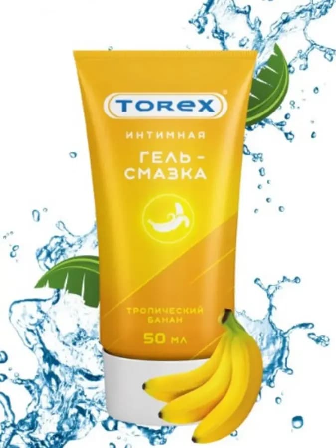 Гель-смазка TOREX Тропический банан, туба, 50 мл