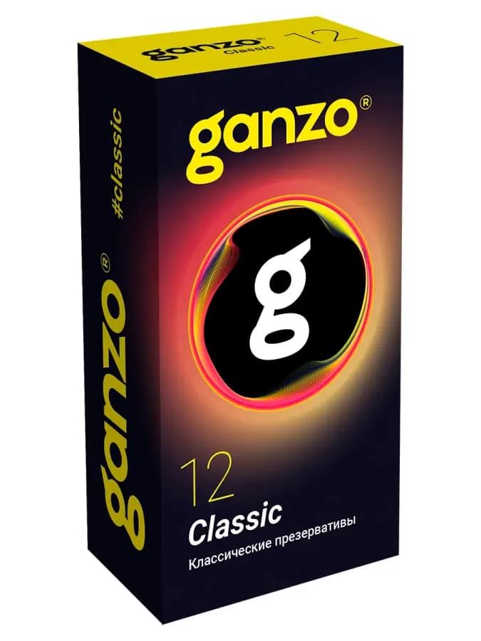 Презервативы Ganzo Classic с обильной смазкой, 12 шт