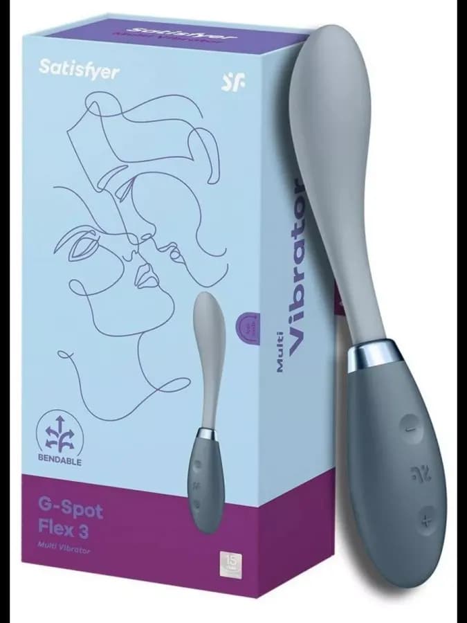 Мульти вибратор Satisfyer G-Spot Flex 3, серый — фото 3